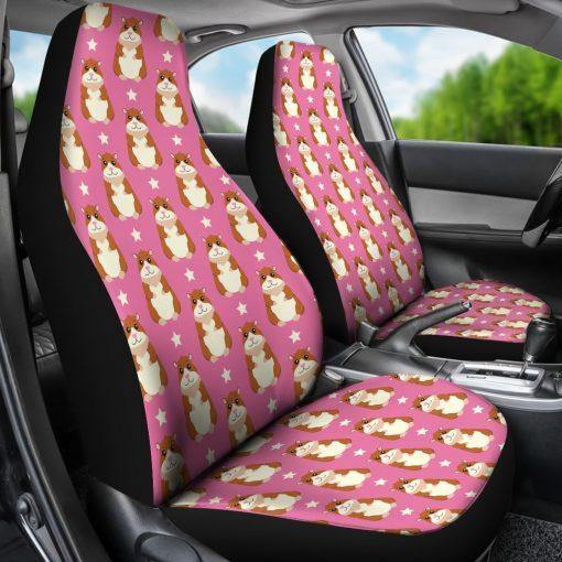 Funny and Cute Hamster Custom Car Seat Covers - Customforcars - 3