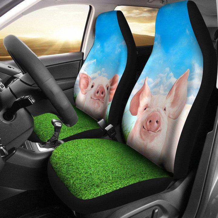 Funny Pig Custom Car Seat Coversezcustomcar.com-1