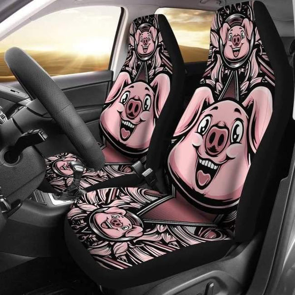 Funny Pig Car Seat Covers Fan Giftezcustomcar.com-1