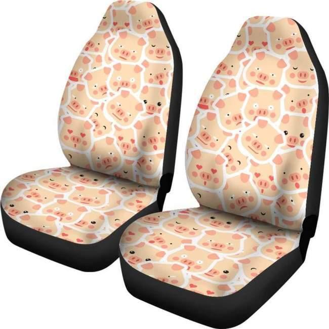Pig Pattern Custom Car Seat Covers - Customforcars - 2