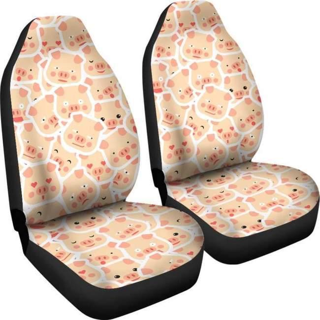 Pig Pattern Custom Car Seat Covers - Customforcars - 4
