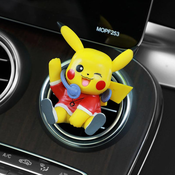 Cute Pikachu Car Air Freshener Vent Clip, Air Fresher For Car, Anime Car Decoration Accessories, Pokemon Action Figure Anime Gift - EzCustomcar - 8
