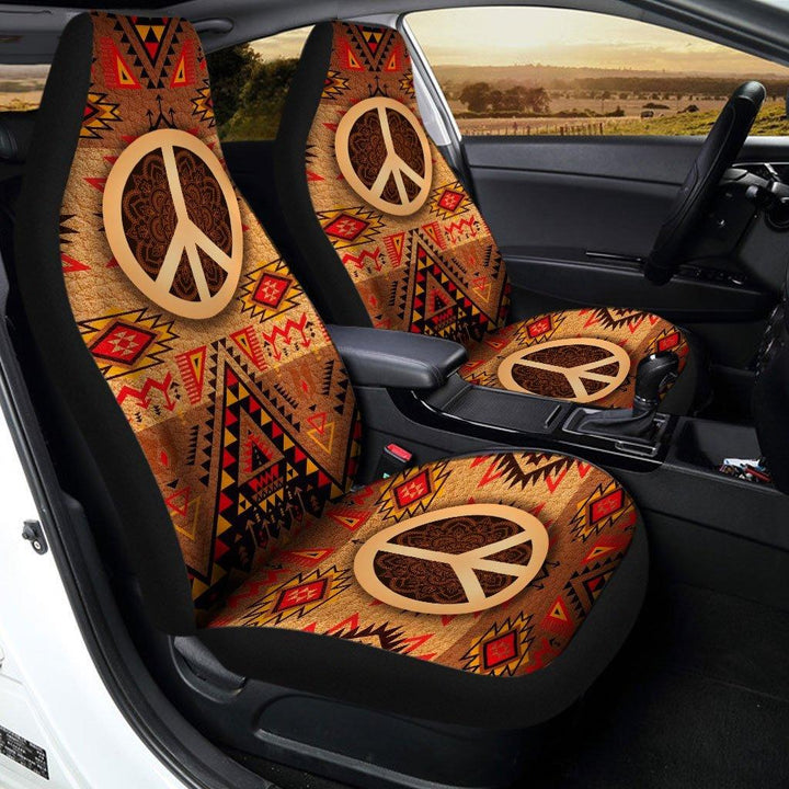 Hippie Peace Car Seat Covers Native American Custom - Customforcars - 3