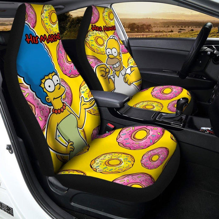 Homer and Marge The Simpsons Car Seat Covers The Best Valentine's Day Gifts - Customforcars - 3