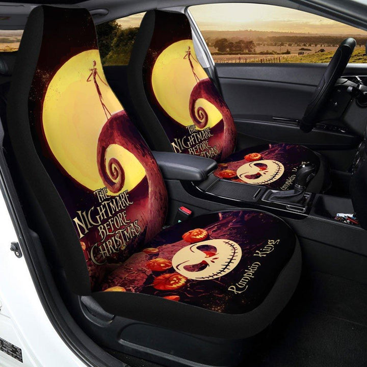Happy Jack & Pumpkin Nightmare Before Christmas Car Seat Covers - Customforcars - 2