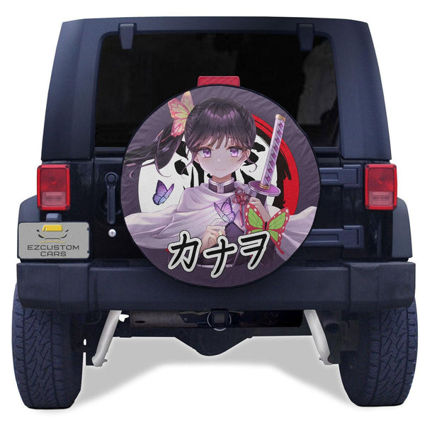 Tsuyuri Kanao Spare Tire Cover Custom Demon Slayer Anime Car Accessories - EzCustomcar - 1