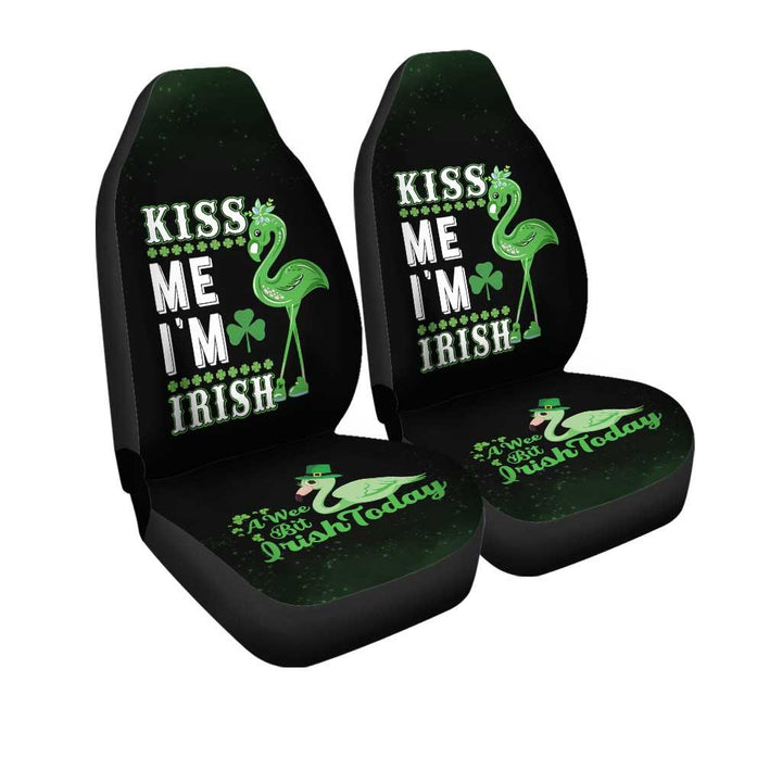 Kiss Me Im Irish Car Seat Covers Custom Design For Car Seatsezcustomcar.com-1