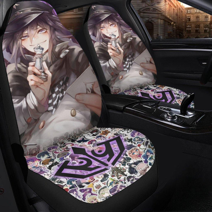 Kokichi Car Seat Covers Danganronpa Anime Car Accessories - Customforcars - 3