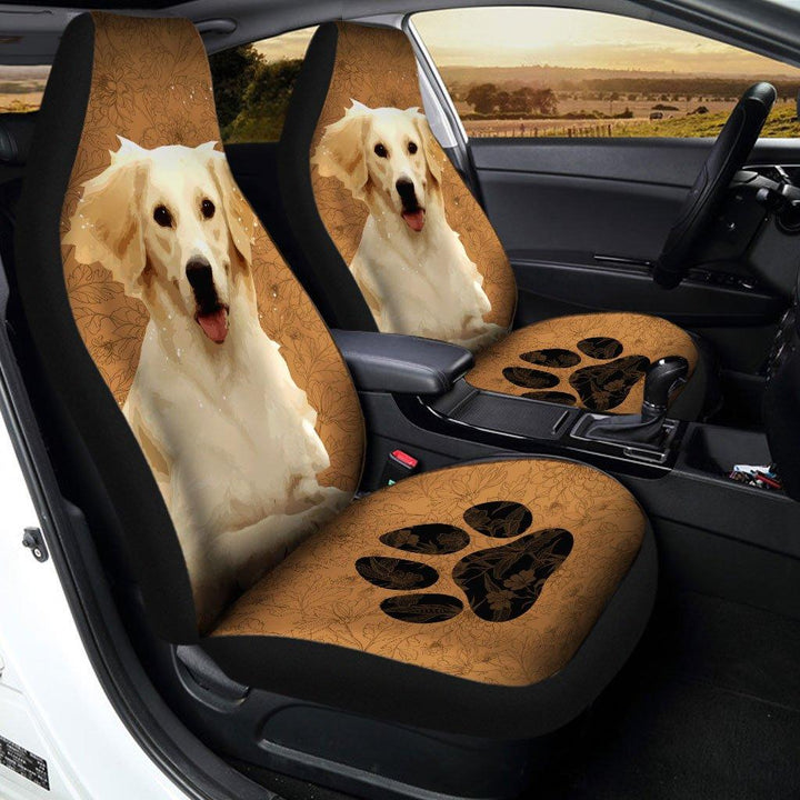 Labrador Retriever Dog Custom Car Seat Covers Set Of 2 - Customforcars - 2