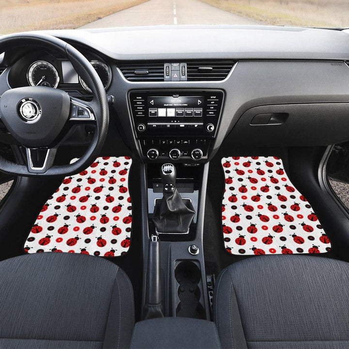 Ladybug Pattern Car Floor Mats For Ladybug Lover-ezcustomcar-1
