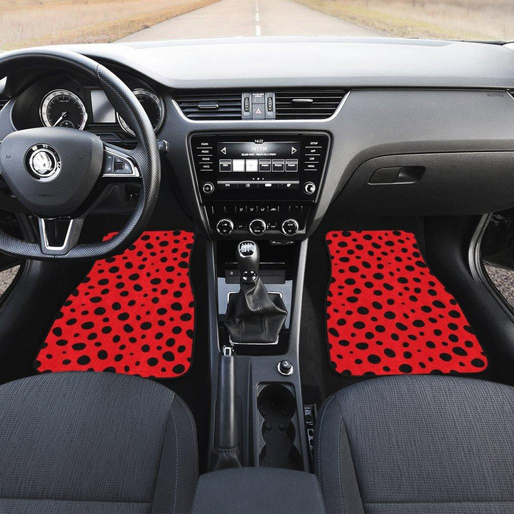 Ladybug Pattern Car Floor Mats-ezcustomcar-1