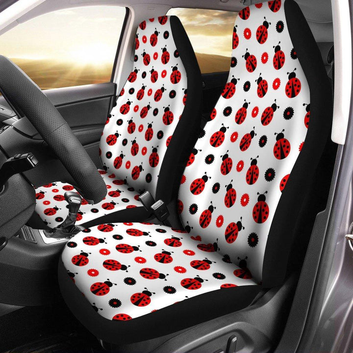 Ladybug Pattern Car Seat Covers - Customforcars - 2