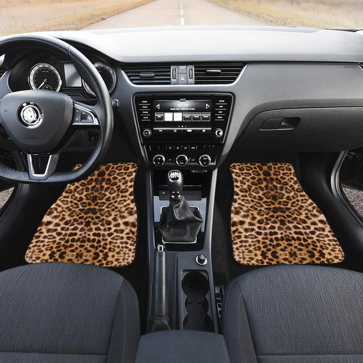 Leopard Skin Pattern Car Floor Mats-ezcustomcar-1