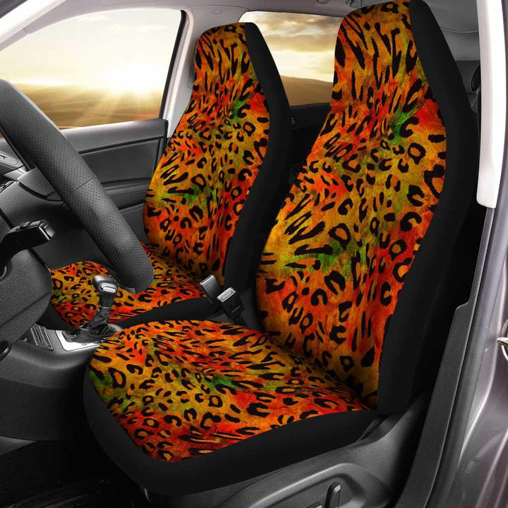 Leopard - Wild Cheetah Skin Pattern Car Seat Covers - Customforcars - 2