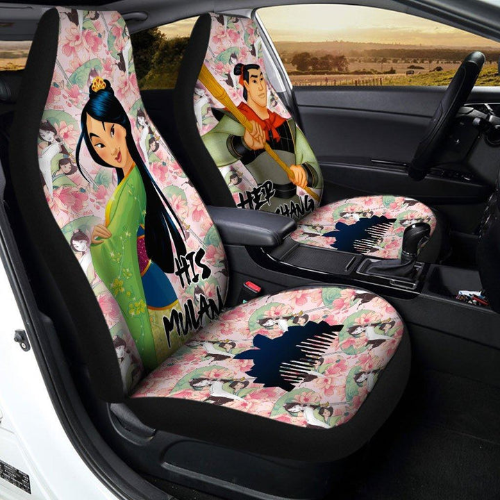 Li Shang and Mulan Car Seat Covers The Best Valentine's Day Gifts - Customforcars - 3