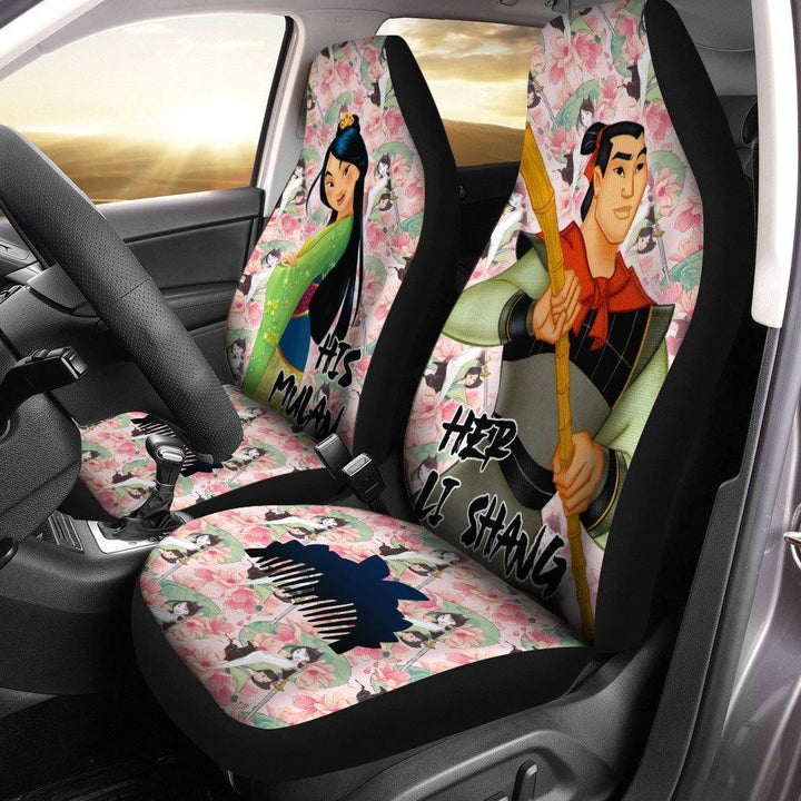 Li Shang and Mulan Car Seat Covers The Best Valentine's Day Gifts - Customforcars - 2