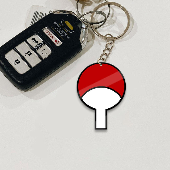 Uchiha Symbols Keychains Custom Naruto Anime Car Accessories - EzCustomcar - 2