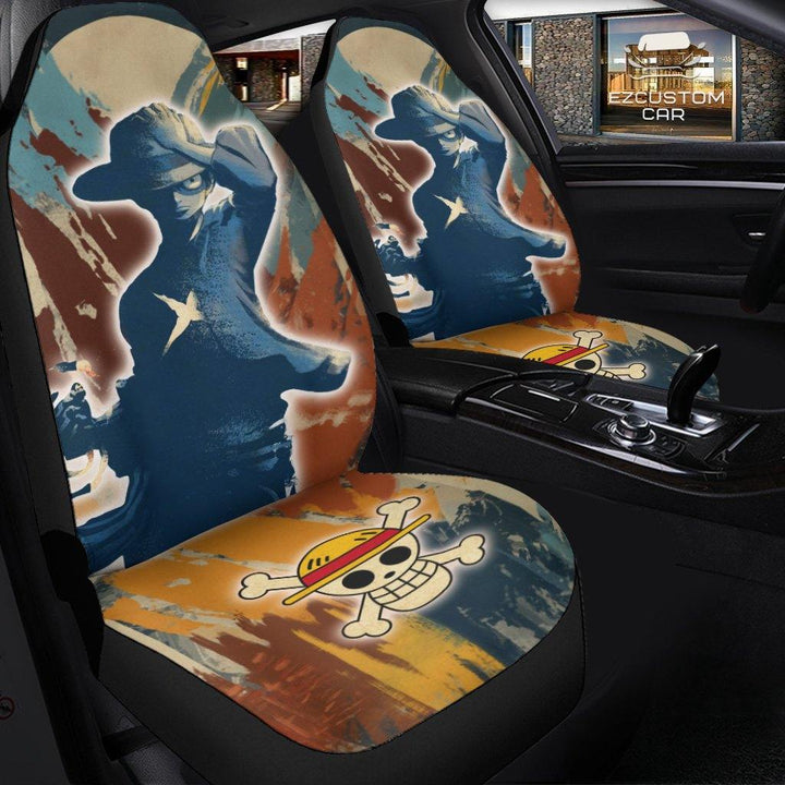 Luffy Car Seat Covers One Piece Anime - Customforcars - 3