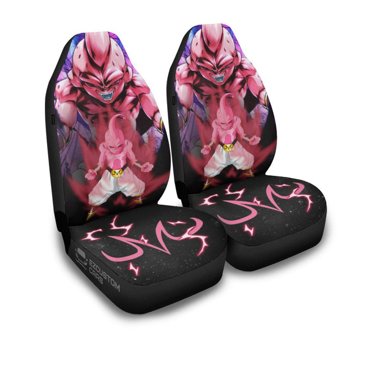 Dragon Ball Super Anime Car Accessories Custom Majin Buu Kid Car Seat Covers - EzCustomcar - 4