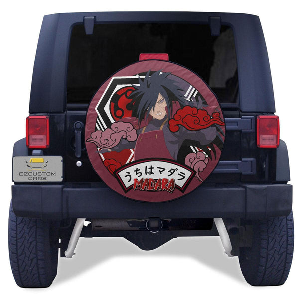 Uchiha Madara Custom Car Accessories Naruto Anime Spare Tire Cover - EzCustomcar - 1