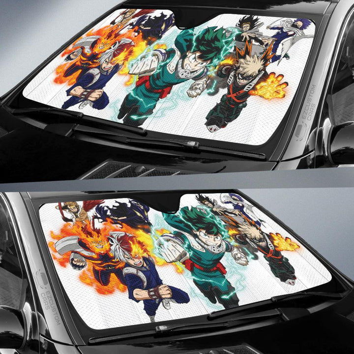 Main Characters My Hero Academia Car Sun Shade Custom Anime Car Accessories - EzCustomcar - 2