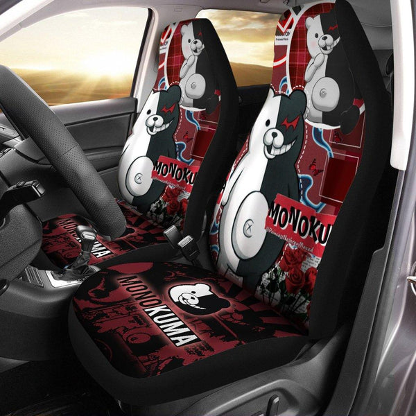 Monokuma Car Seat Covers Danganronpaezcustomcar.com-1