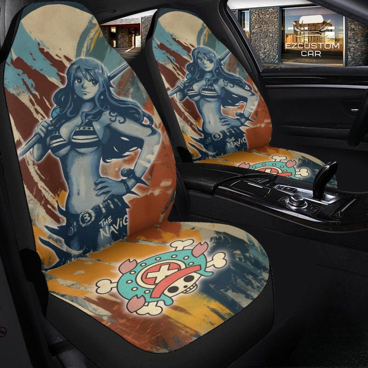 Nami Car Seat Covers One Piece Anime - Customforcars - 3