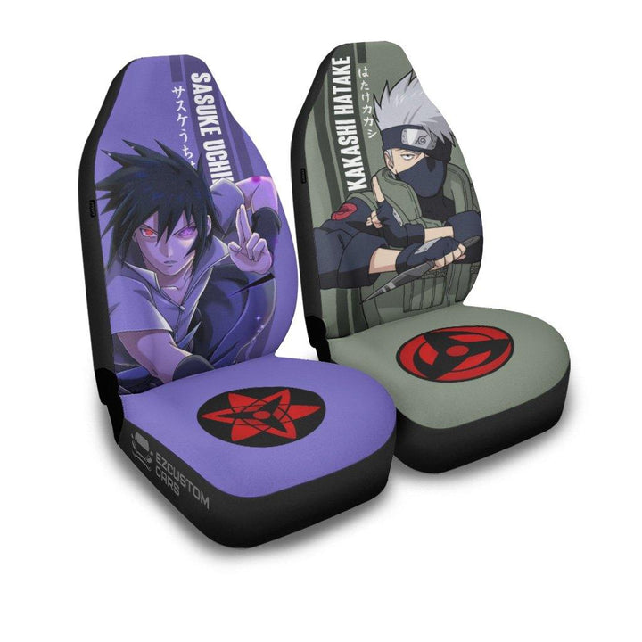 Kakashi and Sasuke Car Seat Covers Custom Car Accessories Naruto Anime - Customforcars - 2