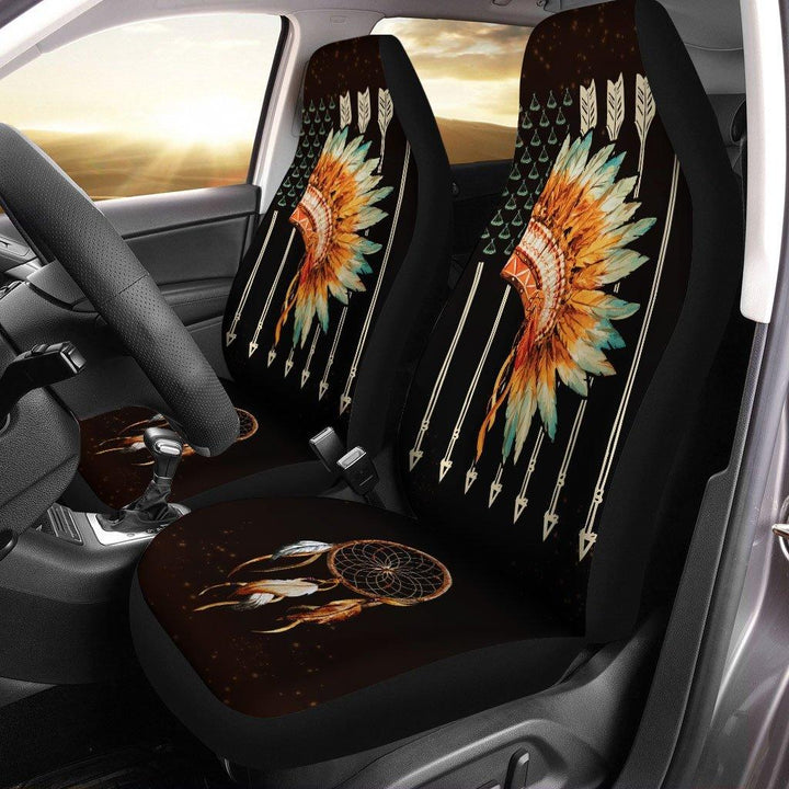 Native American Car Seat Covers Dreamcatcher Car Decor Ideaezcustomcar.com-1