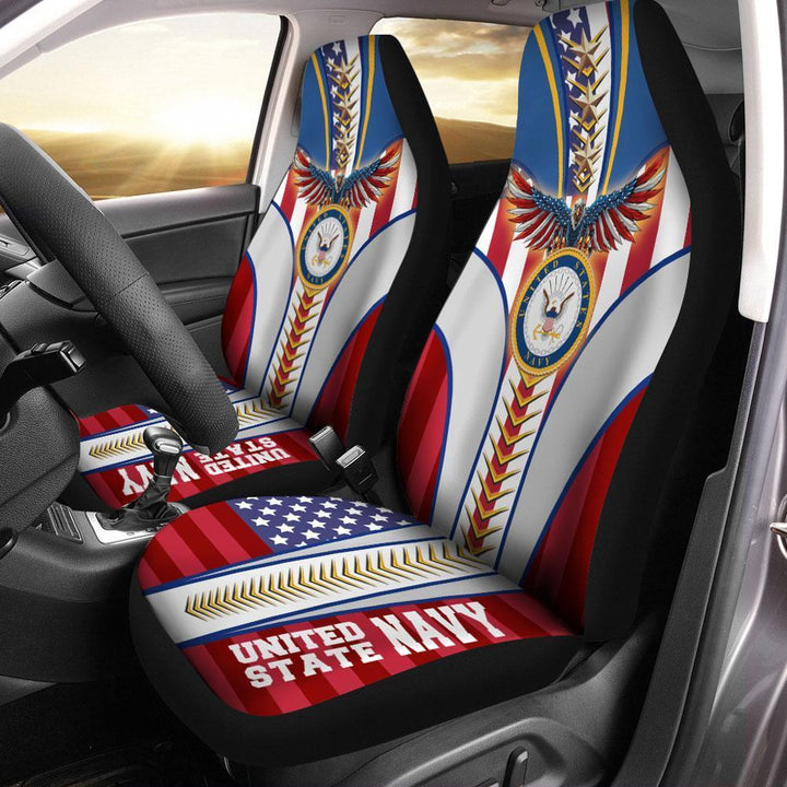 Navy Army Car Seat Covers USezcustomcar.com-1