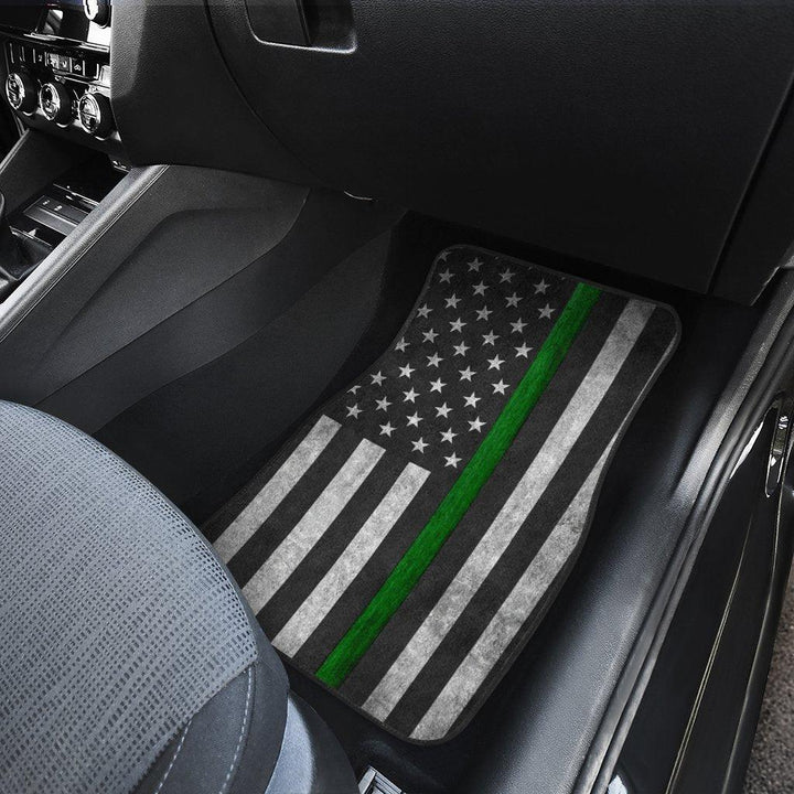 Navy US Flag Car Floor Mats - Customforcars - 3