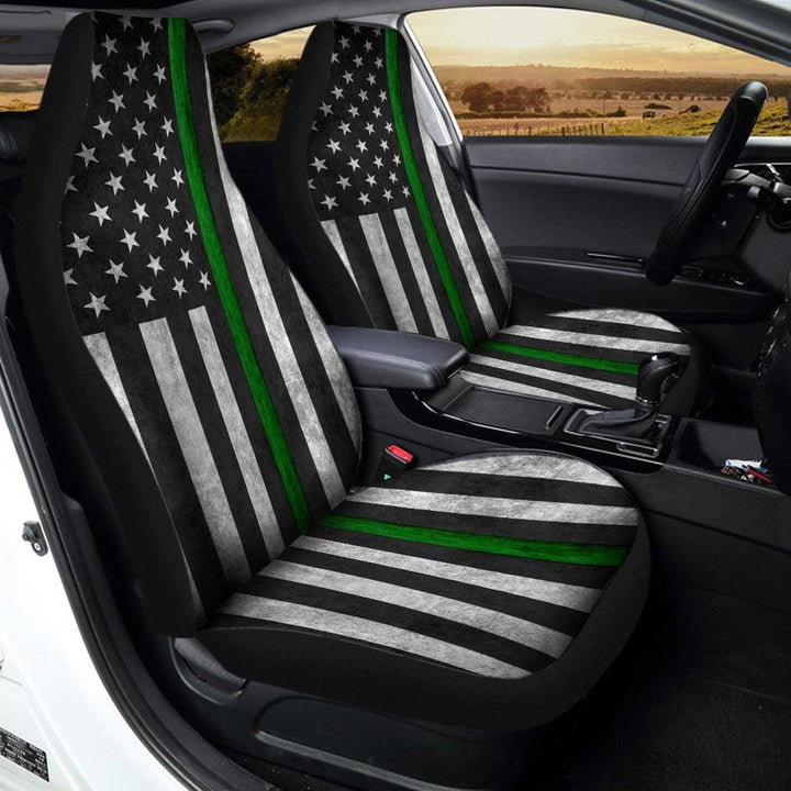 Navy US Flag Car Seat Covers - Customforcars - 3