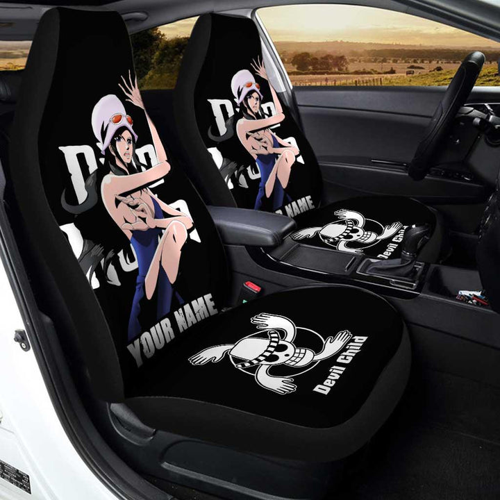 Nico Robin Personalized Car Seat Covers Custom One Piece Anime - Customforcars - 3