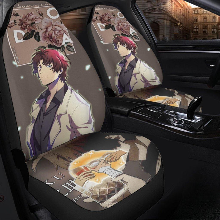 Oda Car Seat Covers Bungou Stray Dogs Anime Car Accessories - Customforcars - 3