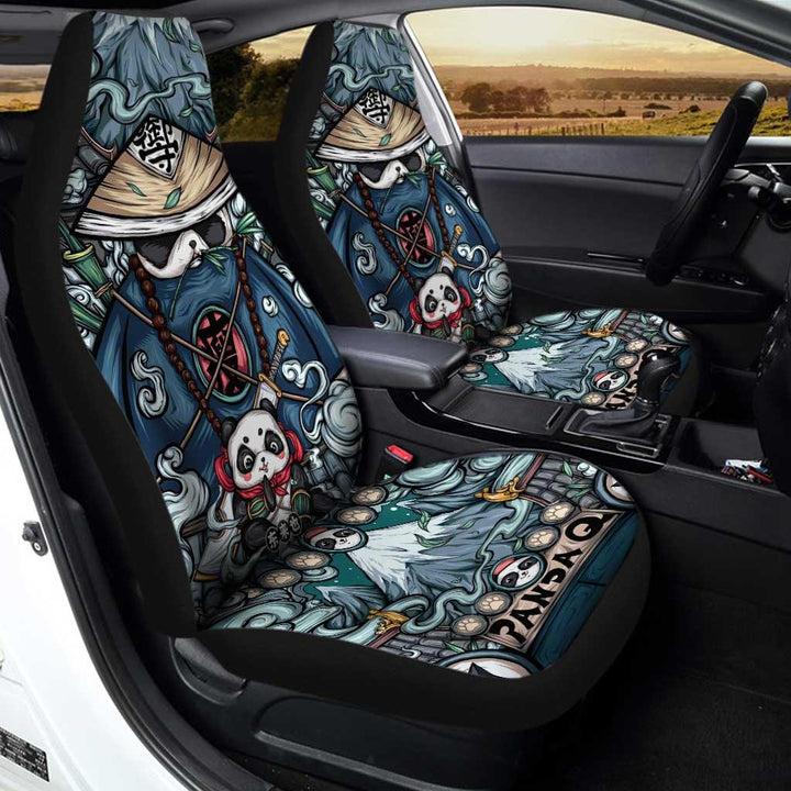 Panda Artwork Car Seat Covers - Customforcars - 3