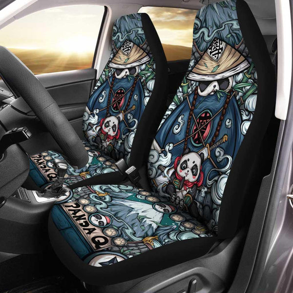 Panda Artwork Car Seat Covers - Customforcars - 2
