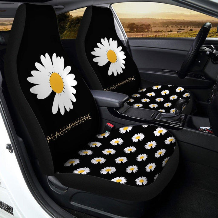 Peaceminusone Daisy Flower Car Seat Covers - Customforcars - 3