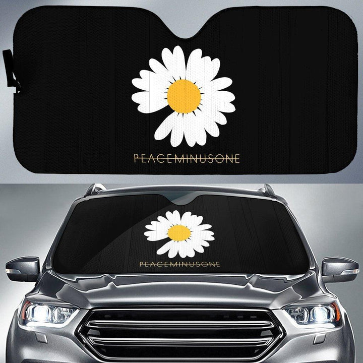 Peaceminusone Daisy Flower Car Sunshade - Customforcars - 2