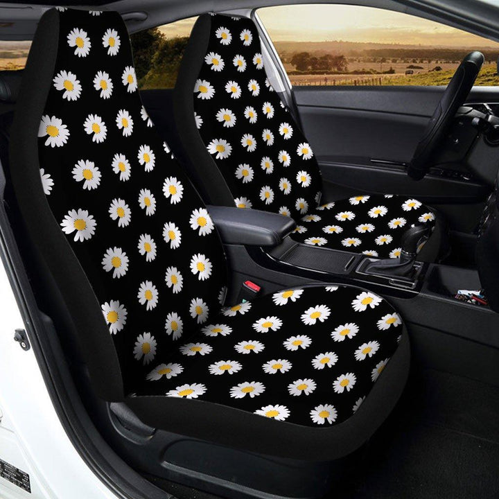 Peaceminusone Daisy Flowers Pattern Car Seat Covers - Customforcars - 3