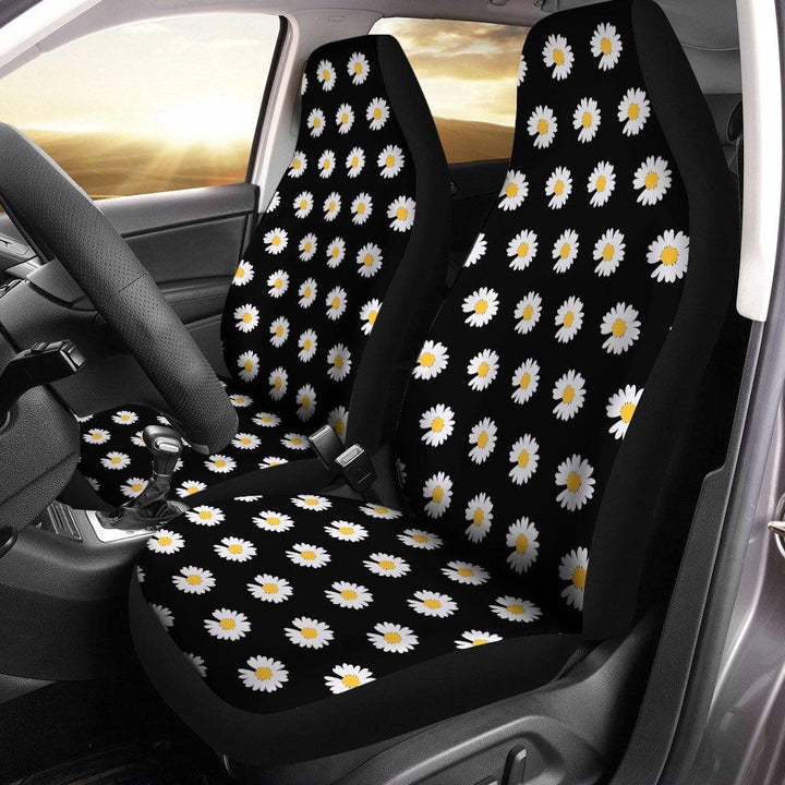 Peaceminusone Daisy Flowers Pattern Car Seat Covers - Customforcars - 2