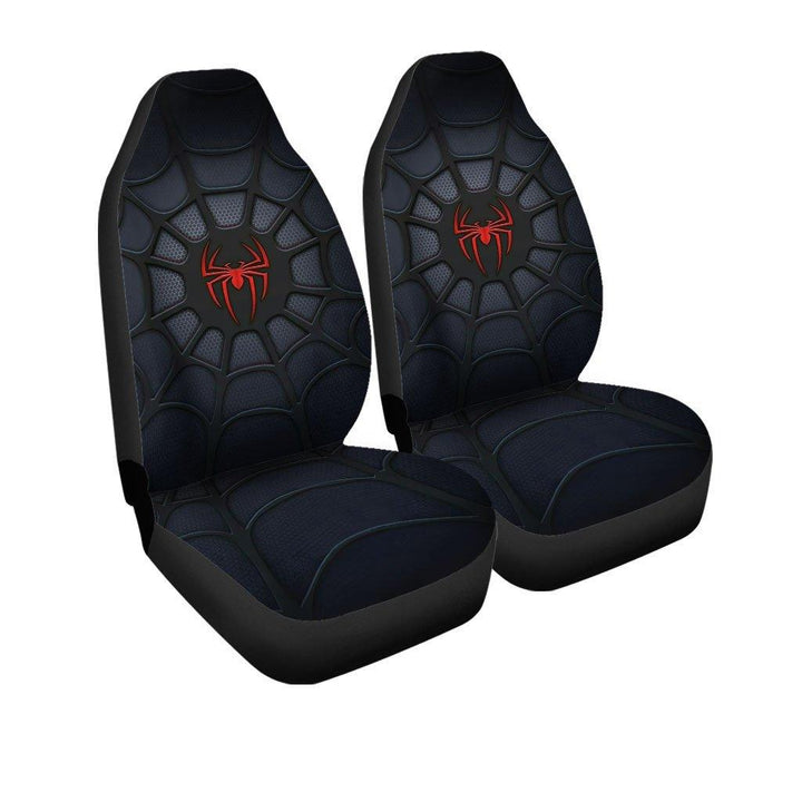 Red Spider Web Custom Car Seat Covers - Customforcars - 2