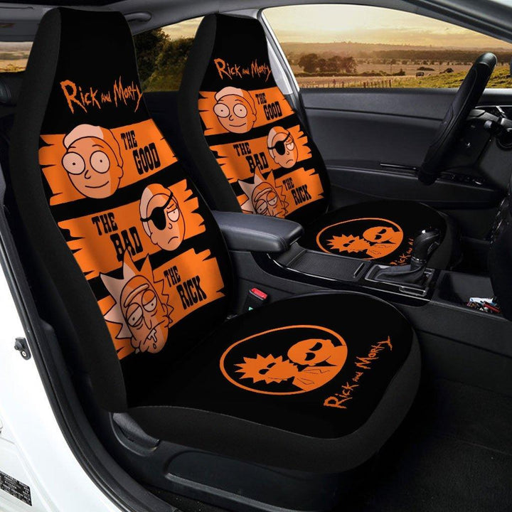 Rick and Morty Custom Car Seat Covers - Customforcars - 2