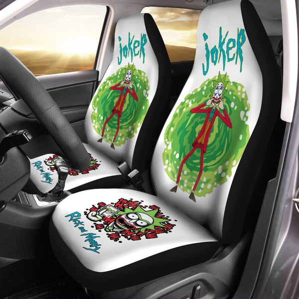 Joker Car Seat Covers Funny Rick and Mortyezcustomcar.com-1