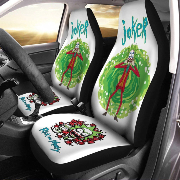 Joker Car Seat Covers Funny Rick and Mortyezcustomcar.com-1