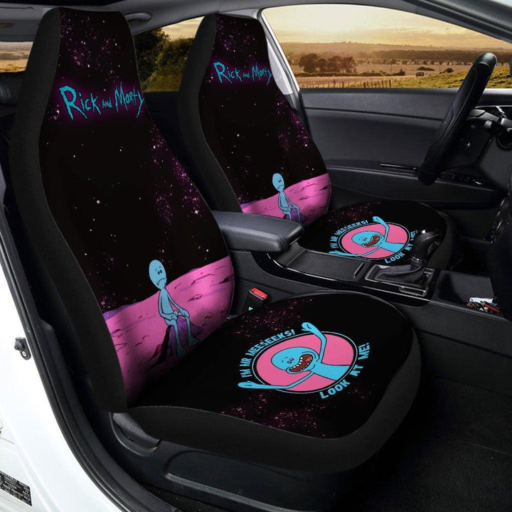 Rick and Morty Alien Custom Car Seat Covers - Customforcars - 2