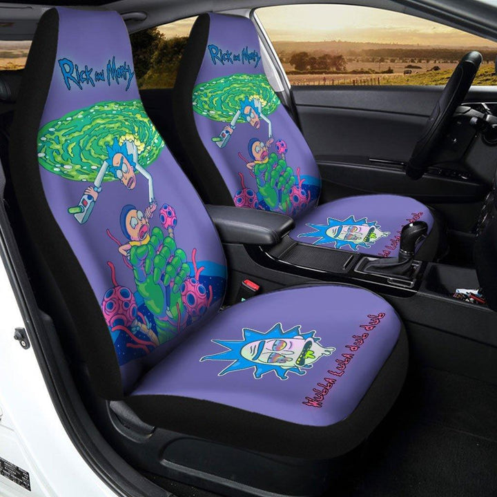 Rescue Rick and Morty Car Seat Covers - Customforcars - 2