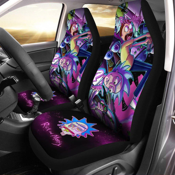 Space Rick and Morty Car Seat Coversezcustomcar.com-1
