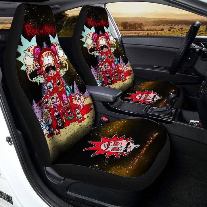 Fear Rick and Morty Car Seat Covers - Customforcars - 2