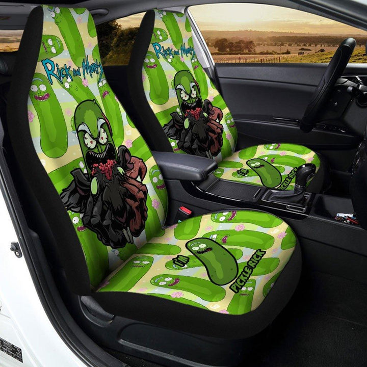 Rick and Morty Pickle Custom Car Seat Covers - Customforcars - 2