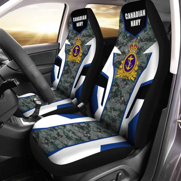 Royal Canadian Navy Luxury Car Seat Covers Custom - Customforcars - 2